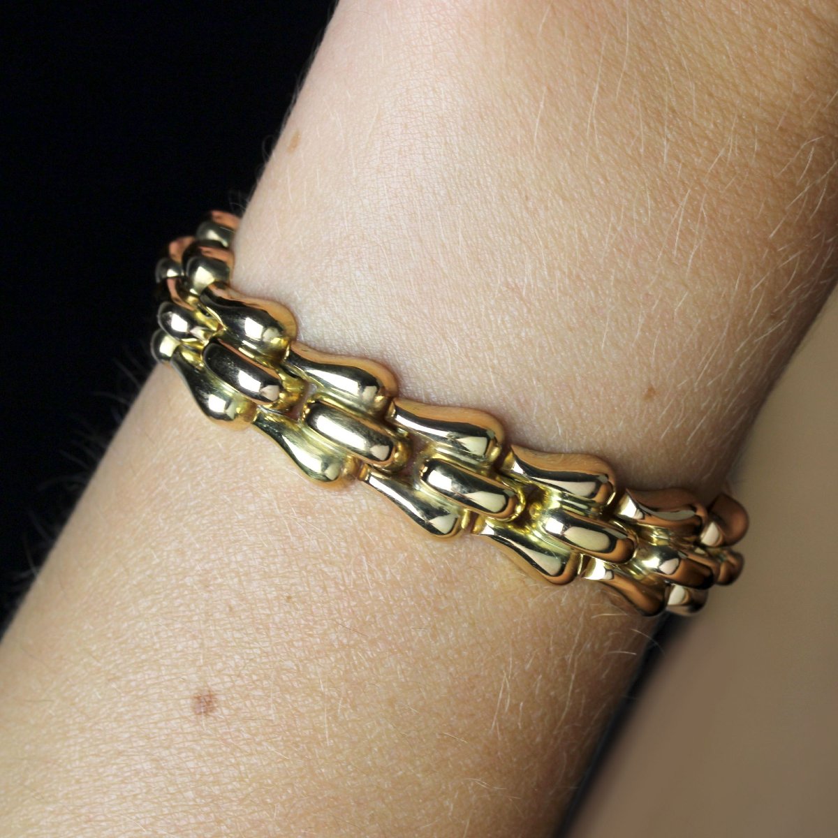 Bracelet vintage or rose-photo-2