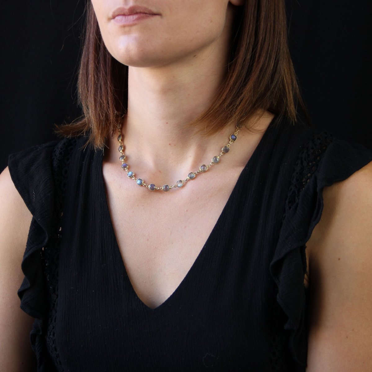 Collier en labradorites-photo-2