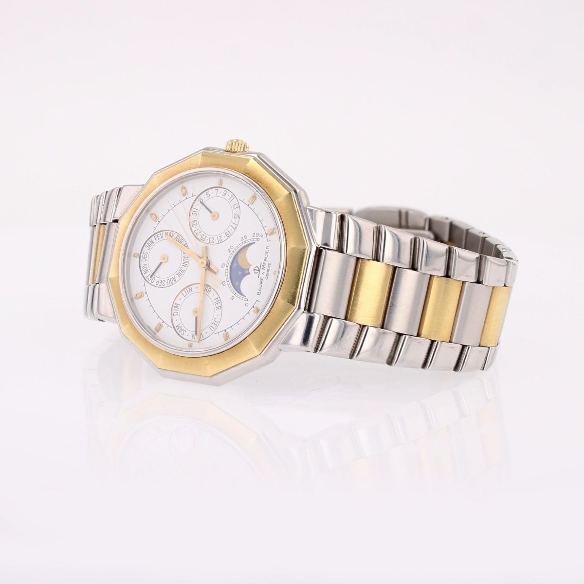 Montre Baume et Mercier Riviera Calendrier Face de la Lune-photo-4