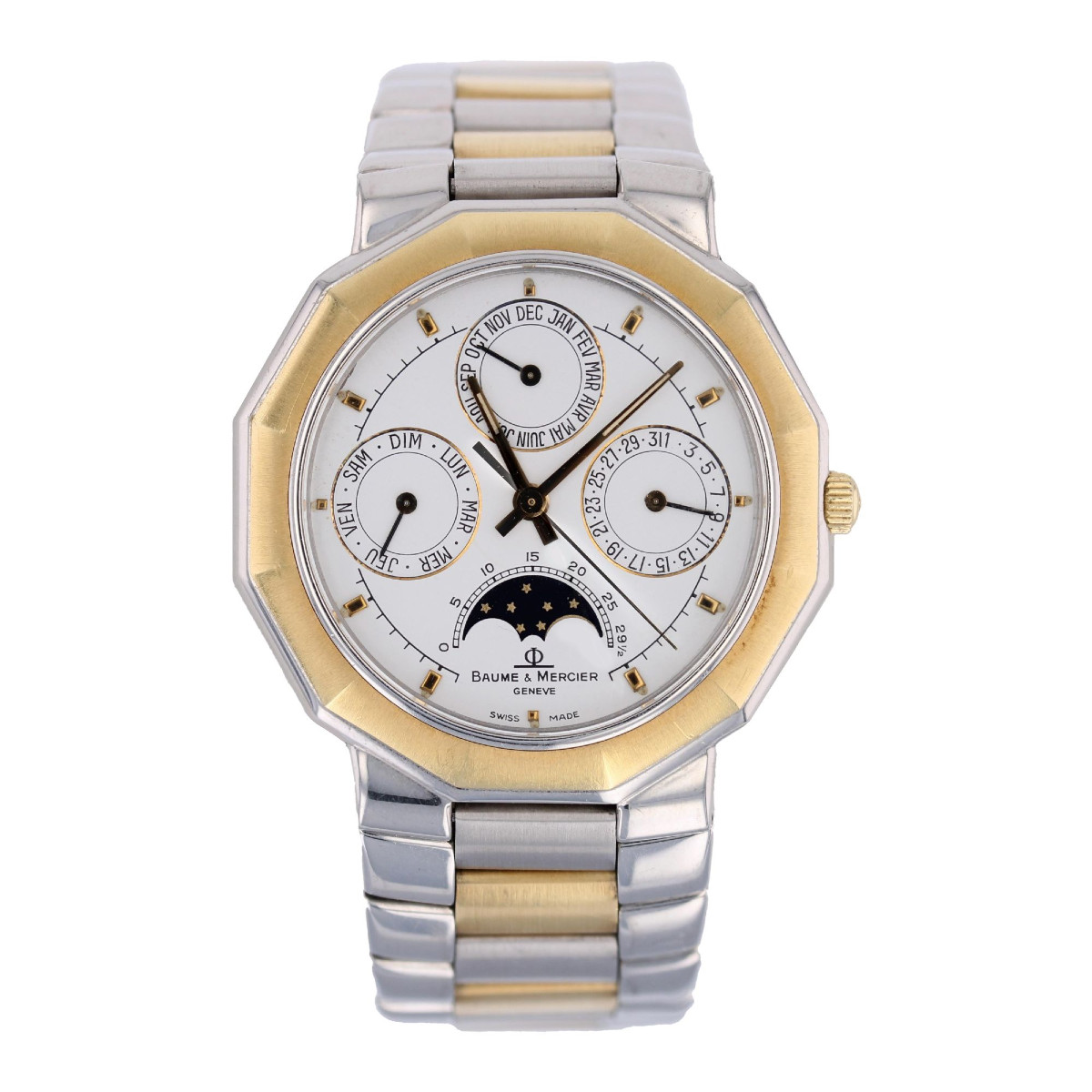 Montre Baume et Mercier Riviera Calendrier Face de la Lune