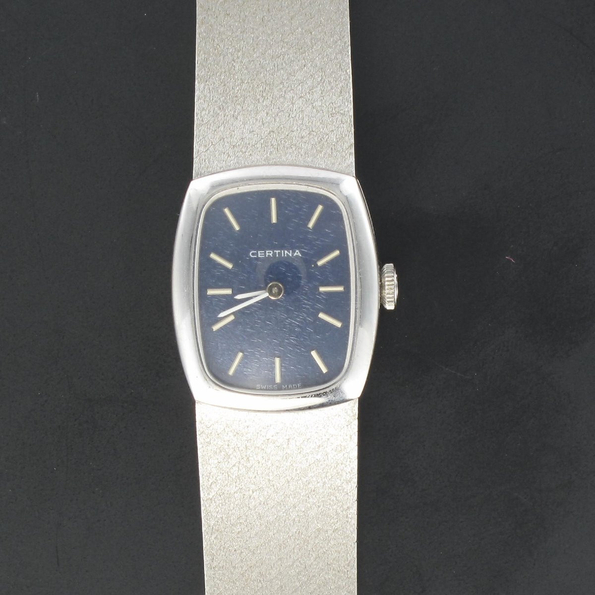 Montre Or Blanc Femme Vintage Certina-photo-2