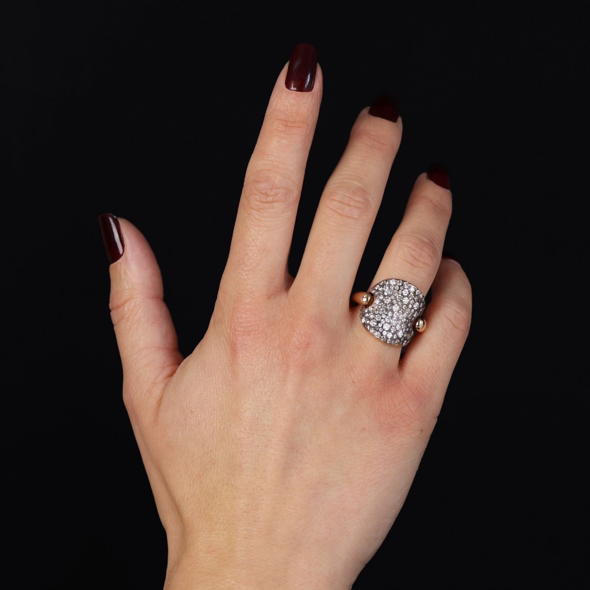 Bague Pomellato Sabbia Diamants Grand Modèle-photo-4