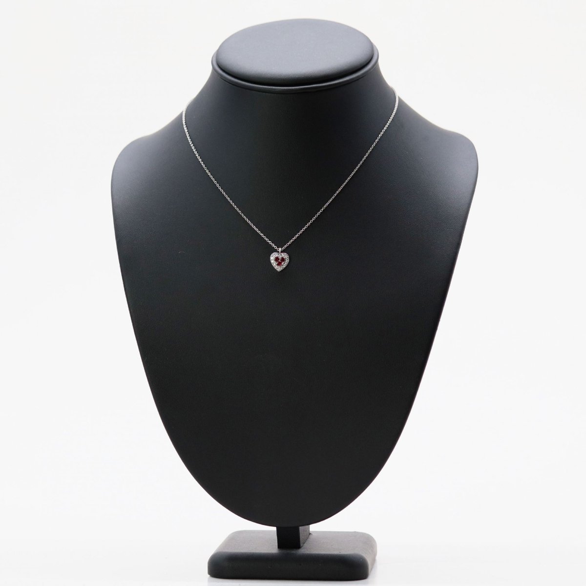 Pendant And Its Ruby And Diamond Chain-photo-2