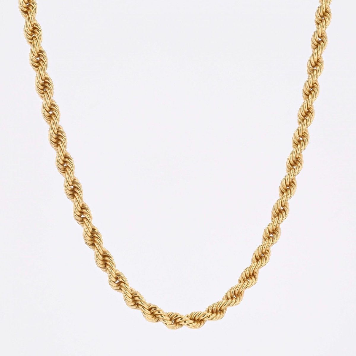 Collier rétro torsades et fermoir bonbon-photo-1