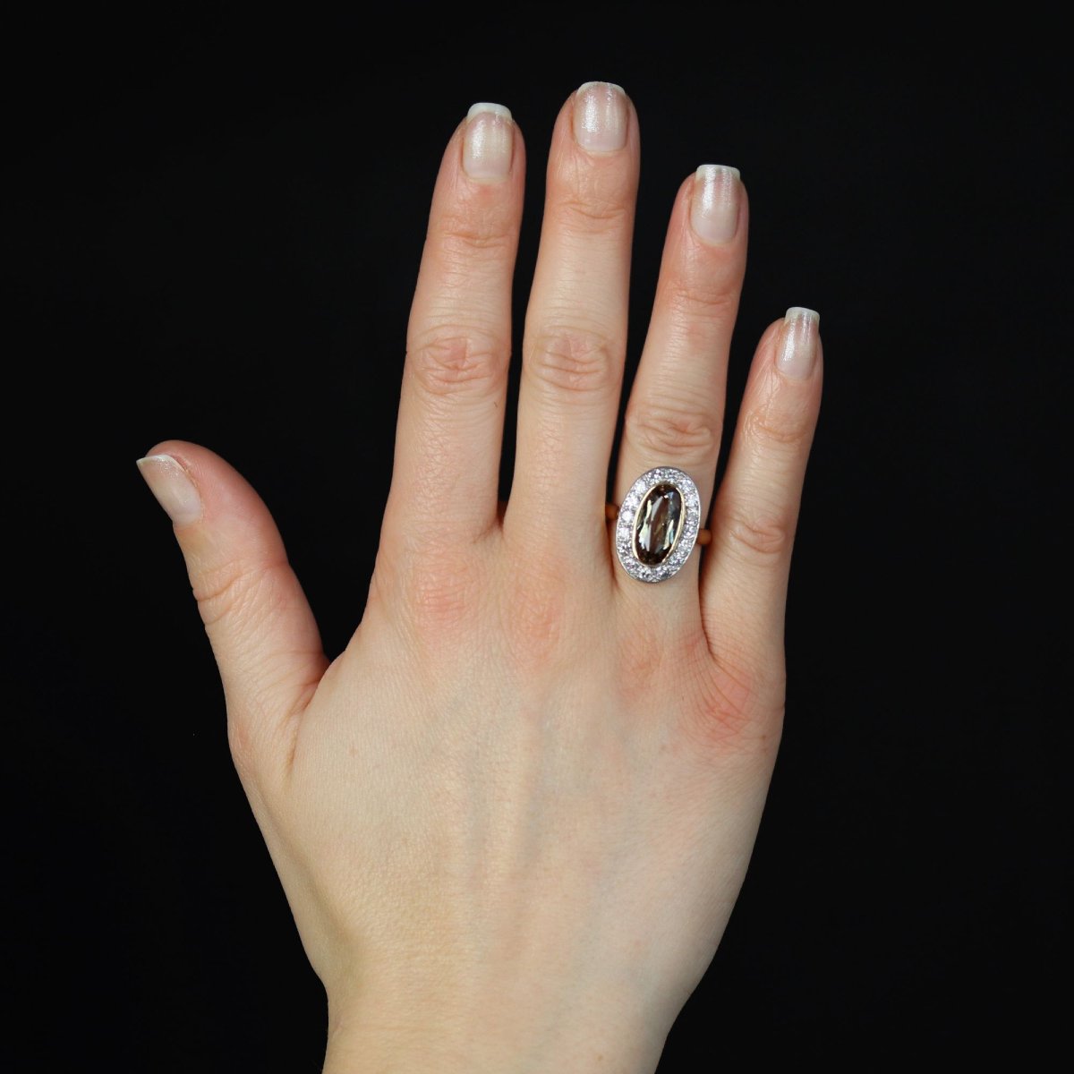 Antique Andalusian And Diamond Ring-photo-2