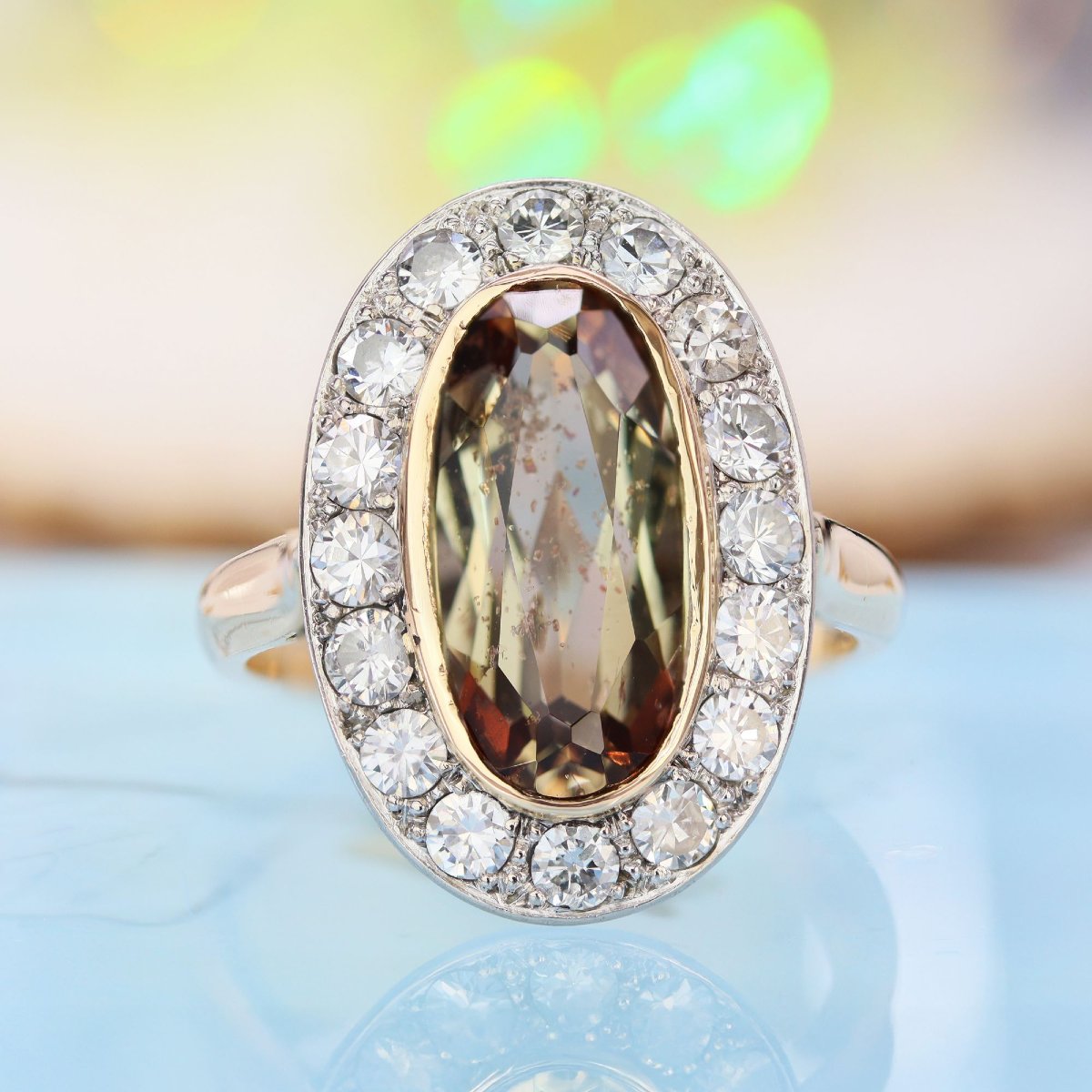 Antique Andalusian And Diamond Ring-photo-3