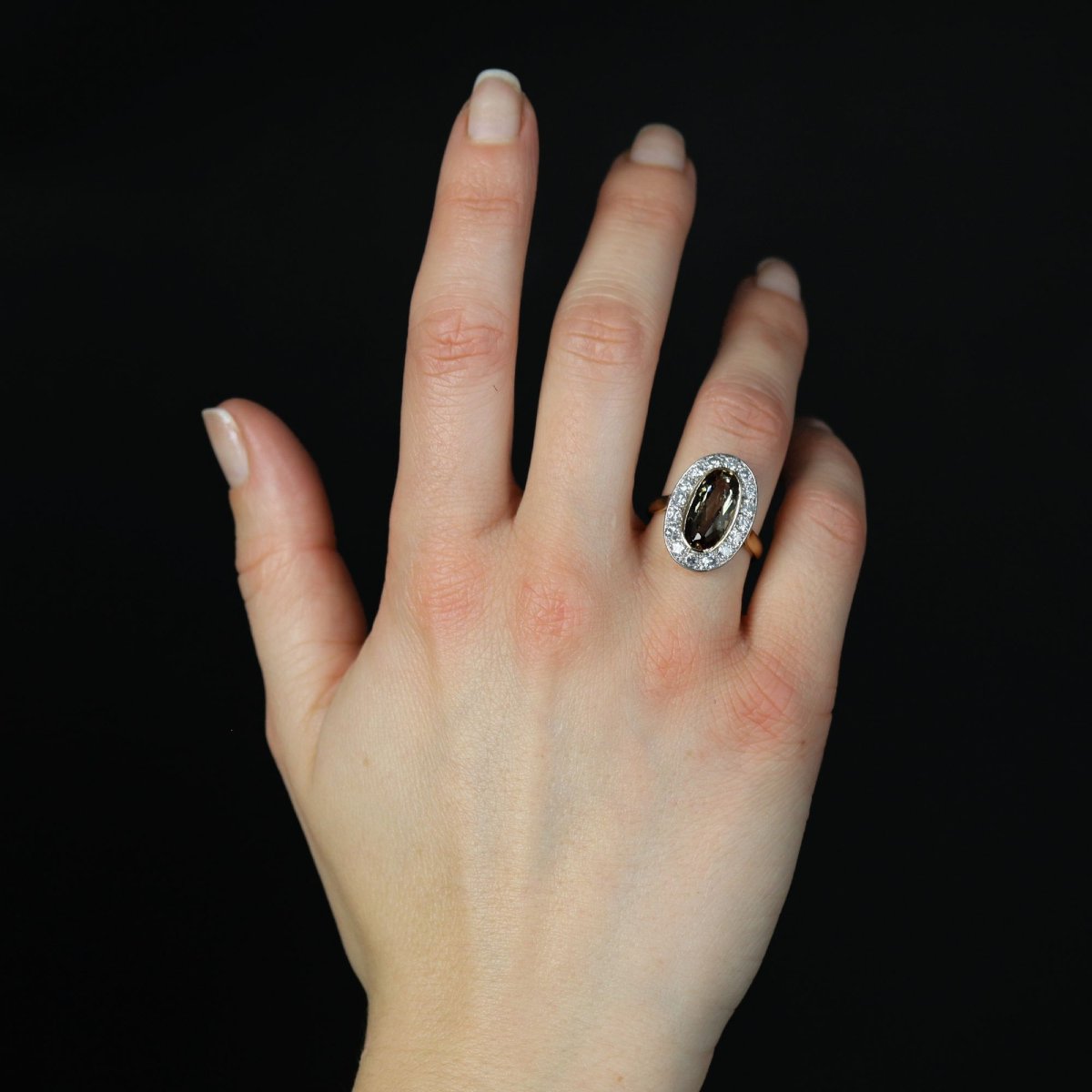 Antique Andalusian And Diamond Ring-photo-4