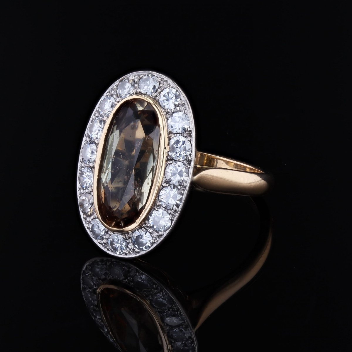 Antique Andalusian And Diamond Ring-photo-3