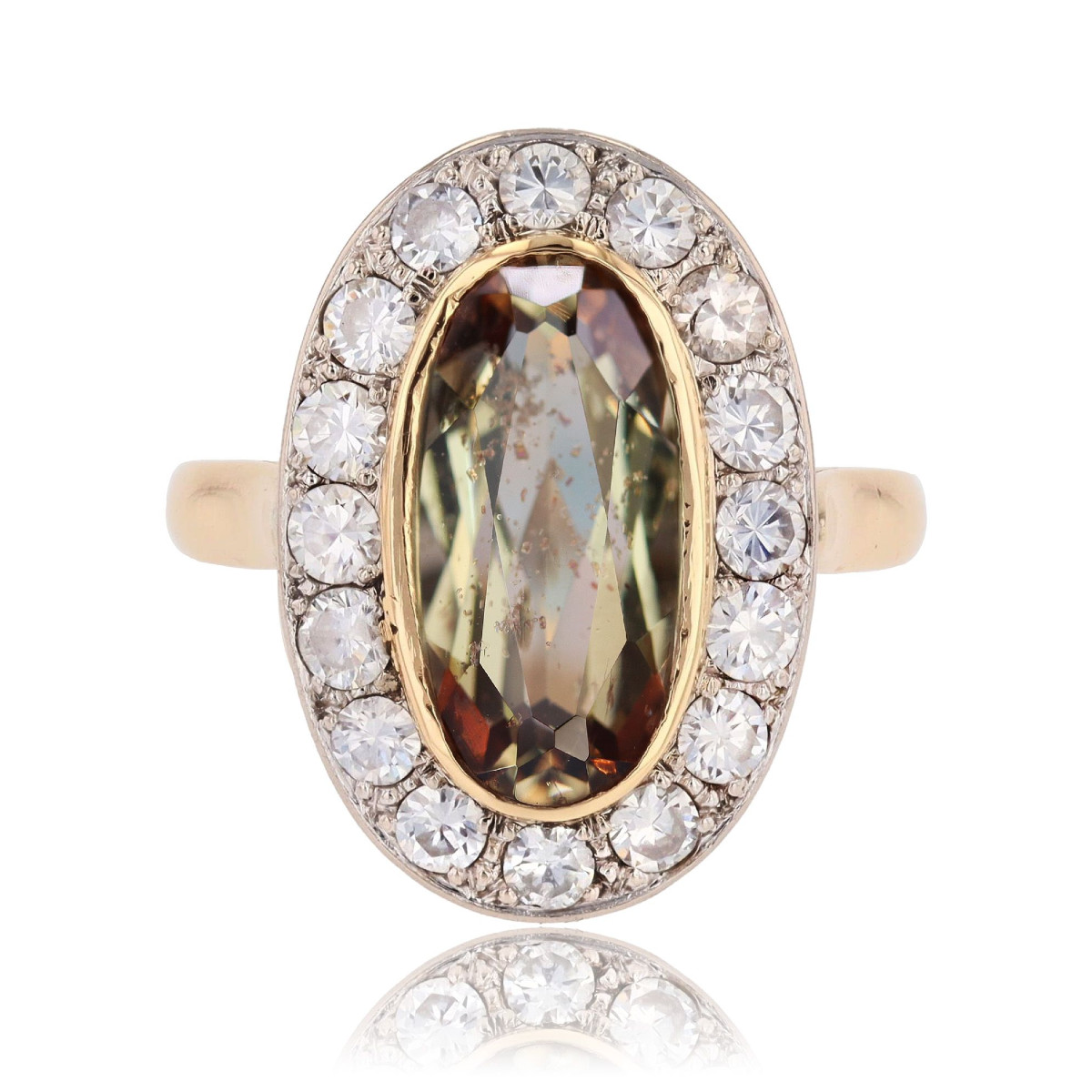 Antique Andalusian And Diamond Ring