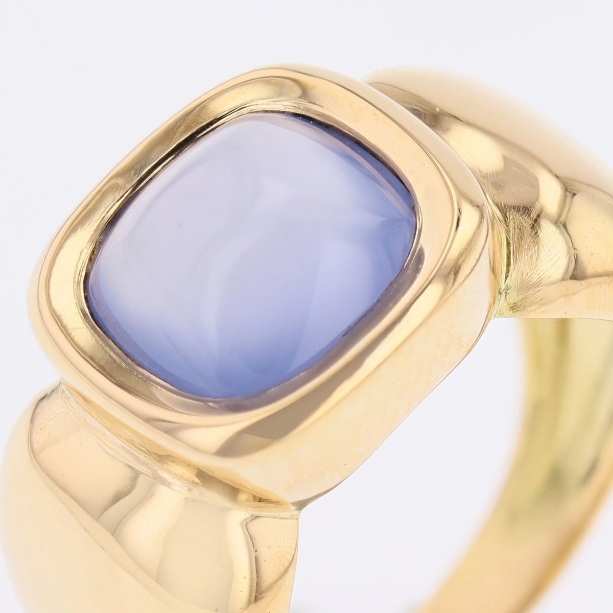 Chalcedony Ring, Sugarloaf Style, Rush-photo-6