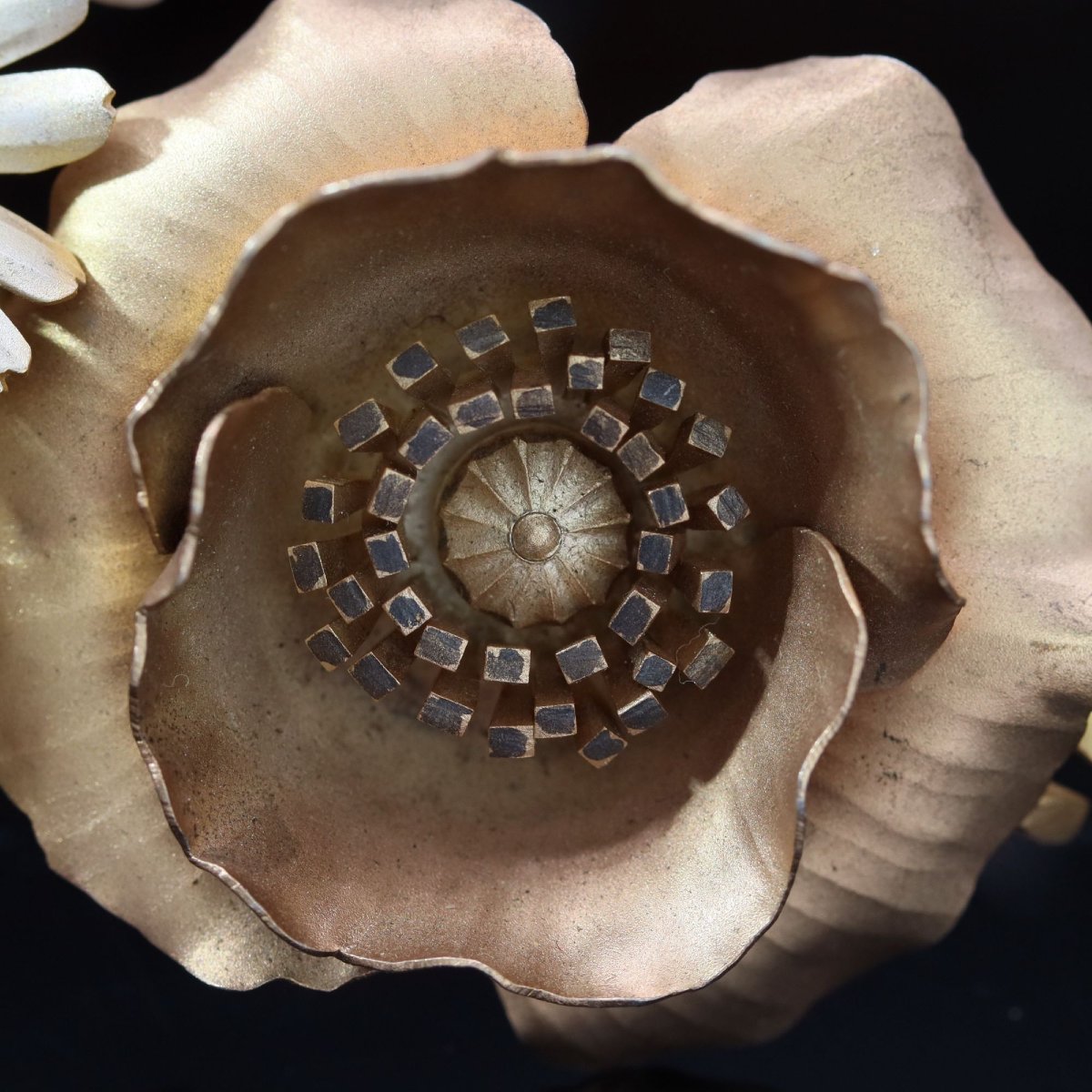 Broche ancienne fleurs sauvages Georges-René LECOMTE-photo-4