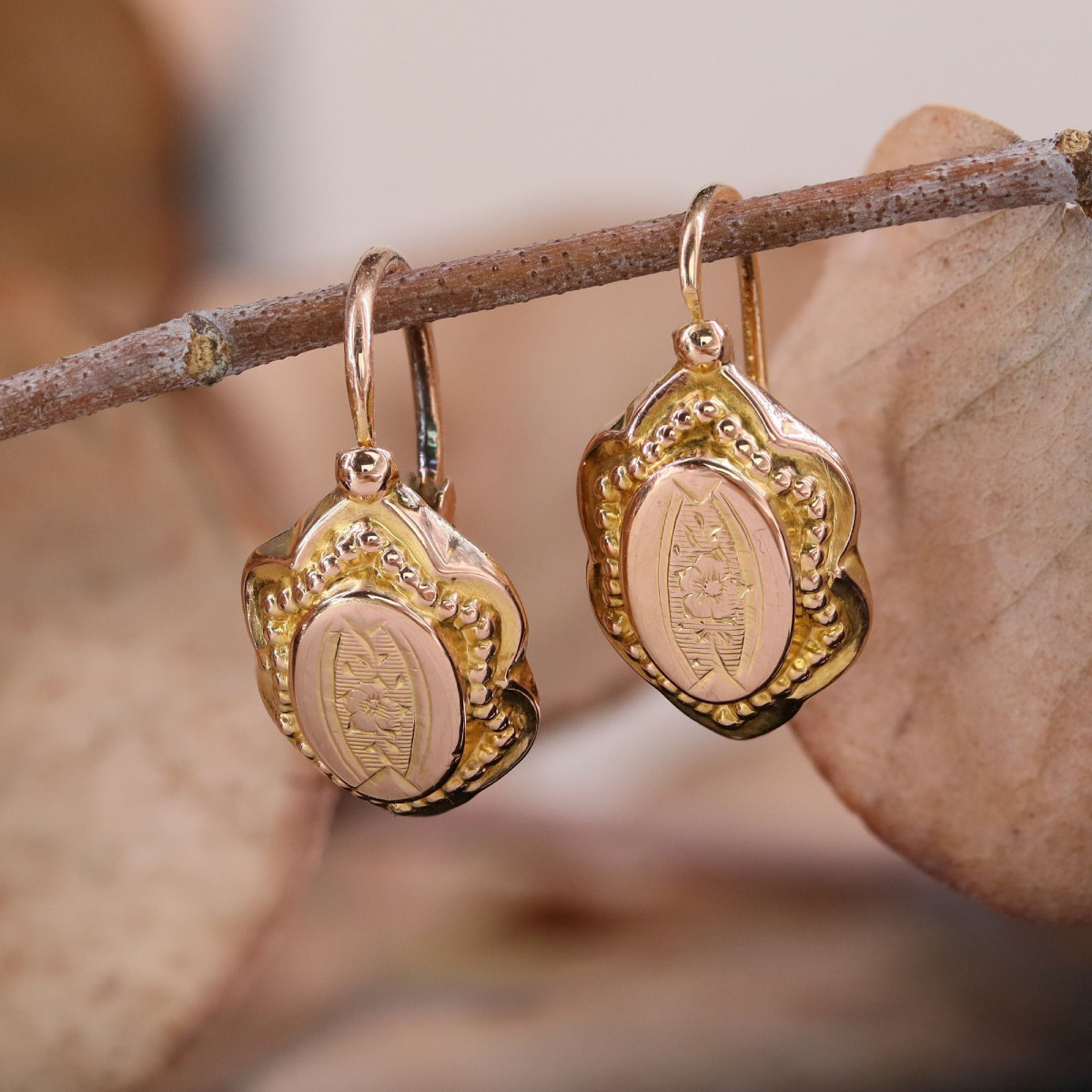 Antique Rose Gold Napoleon III Sleeper Lamps-photo-3