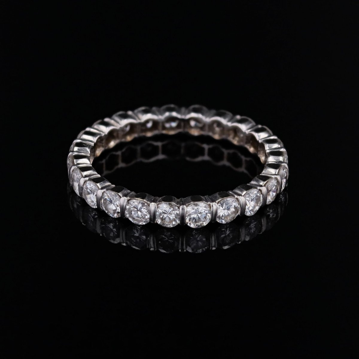 Alliance diamants or blanc tour complet-photo-3