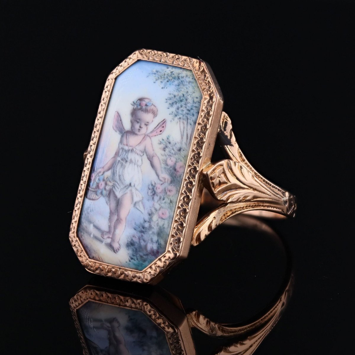 Antique Miniature Ring And Rose Gold-photo-4