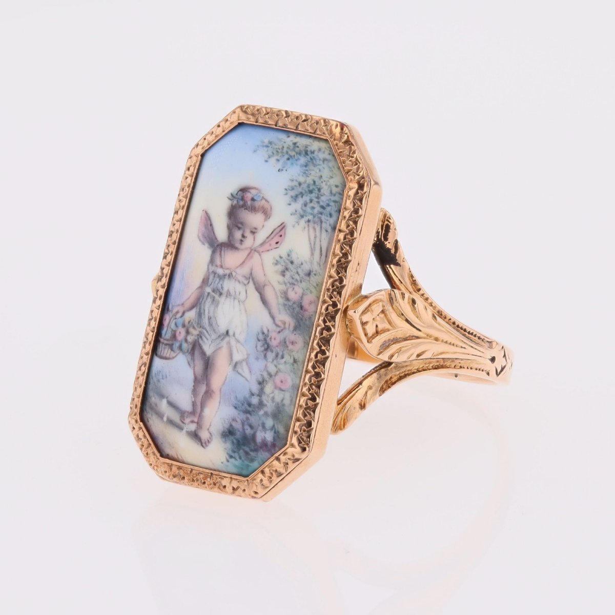 Antique Miniature Ring And Rose Gold-photo-5