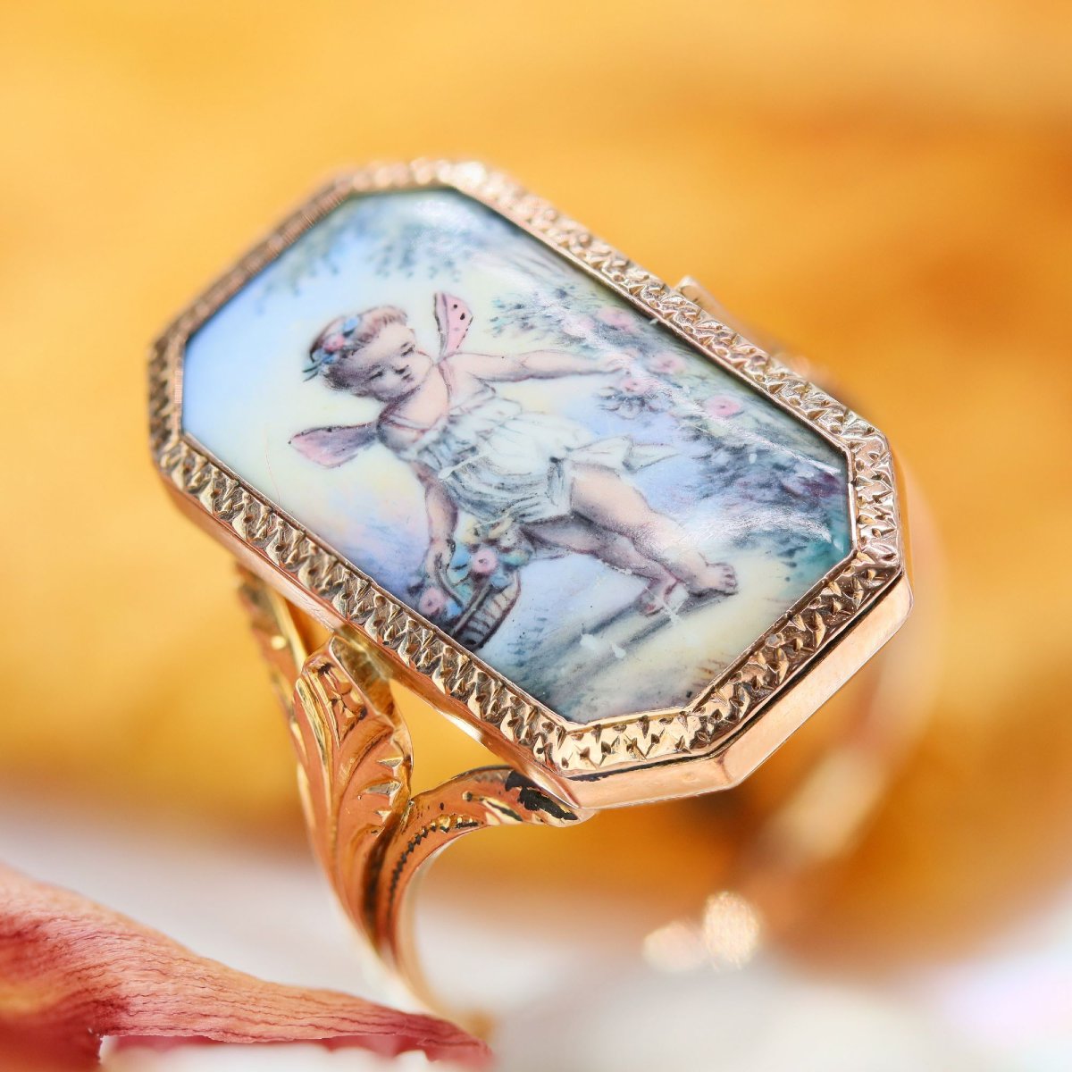 Antique Miniature Ring And Rose Gold-photo-6