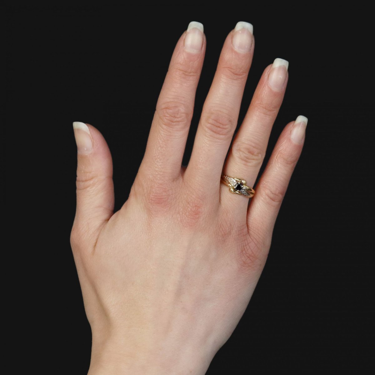 Bague occasion saphir-photo-2