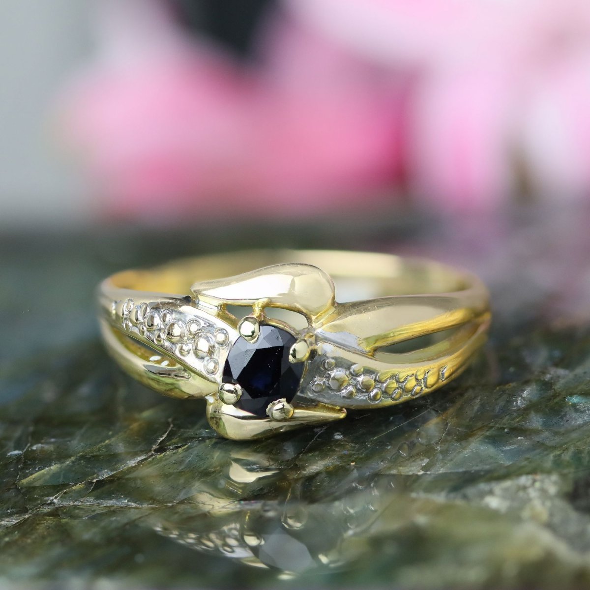 Bague occasion saphir-photo-3