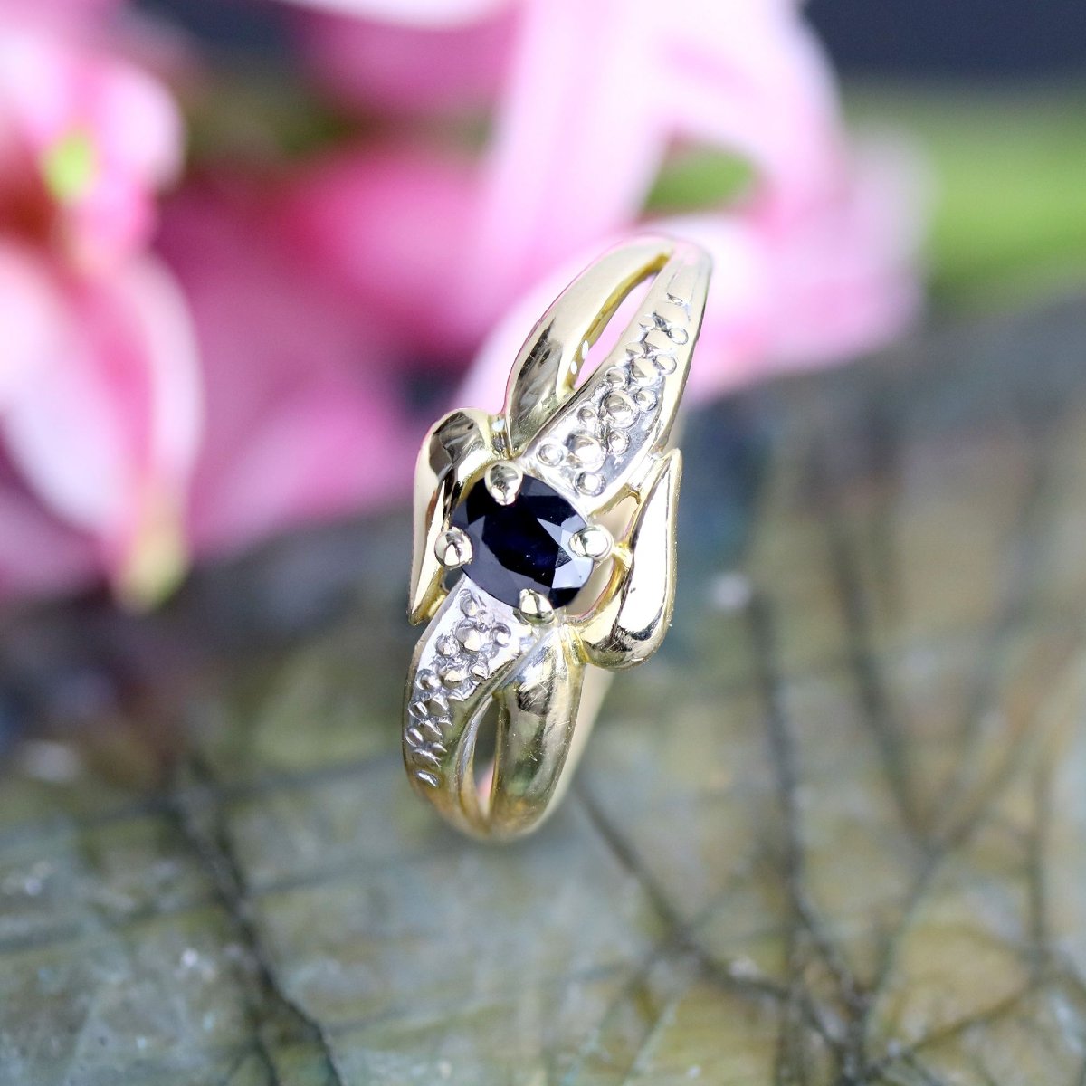 Bague occasion saphir-photo-3