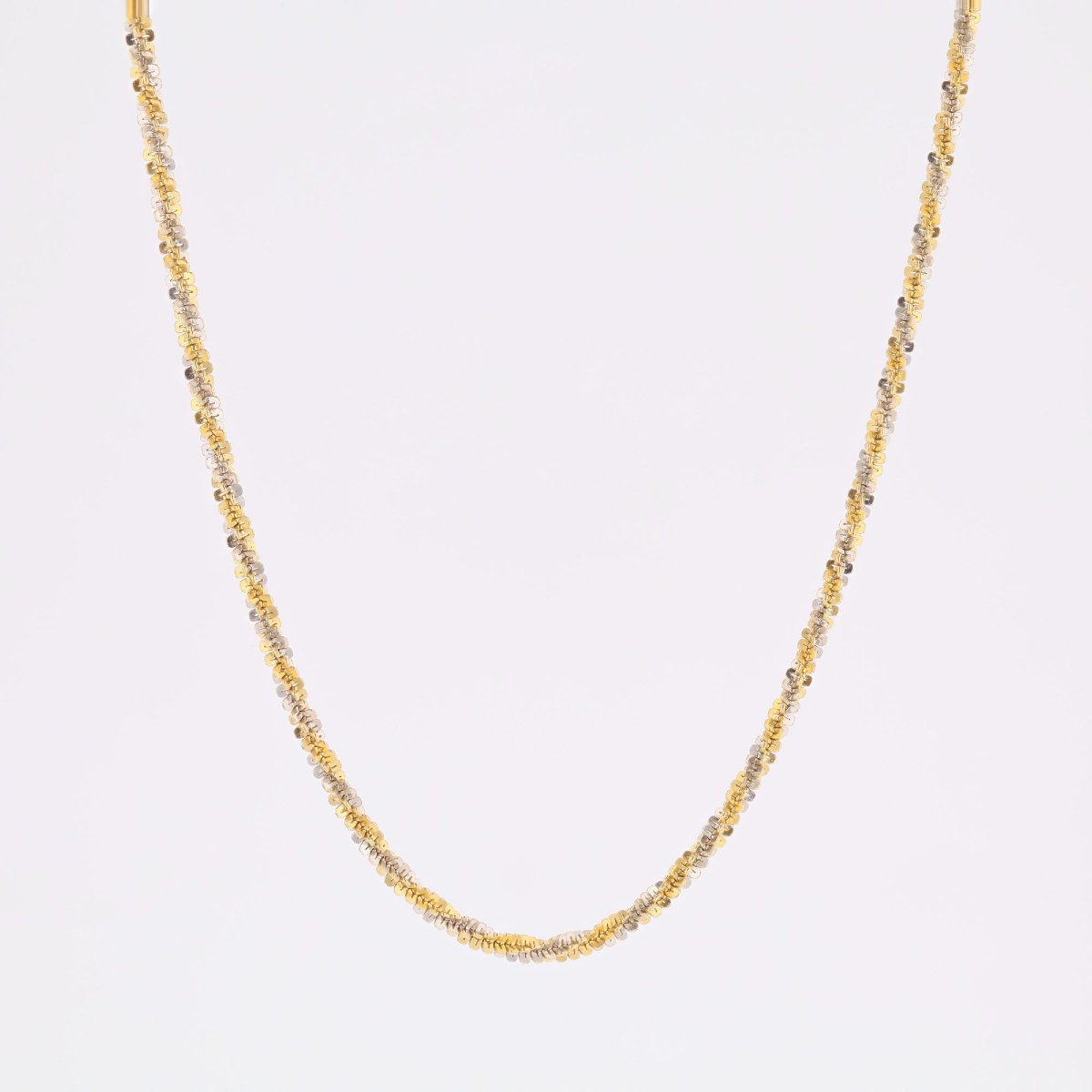 Two-tone Gold Twisted Chain-photo-4
