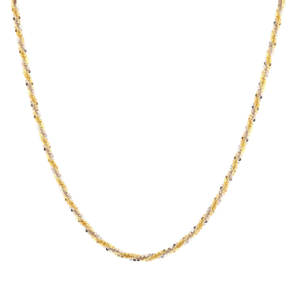 Two-tone Gold Twisted Chain