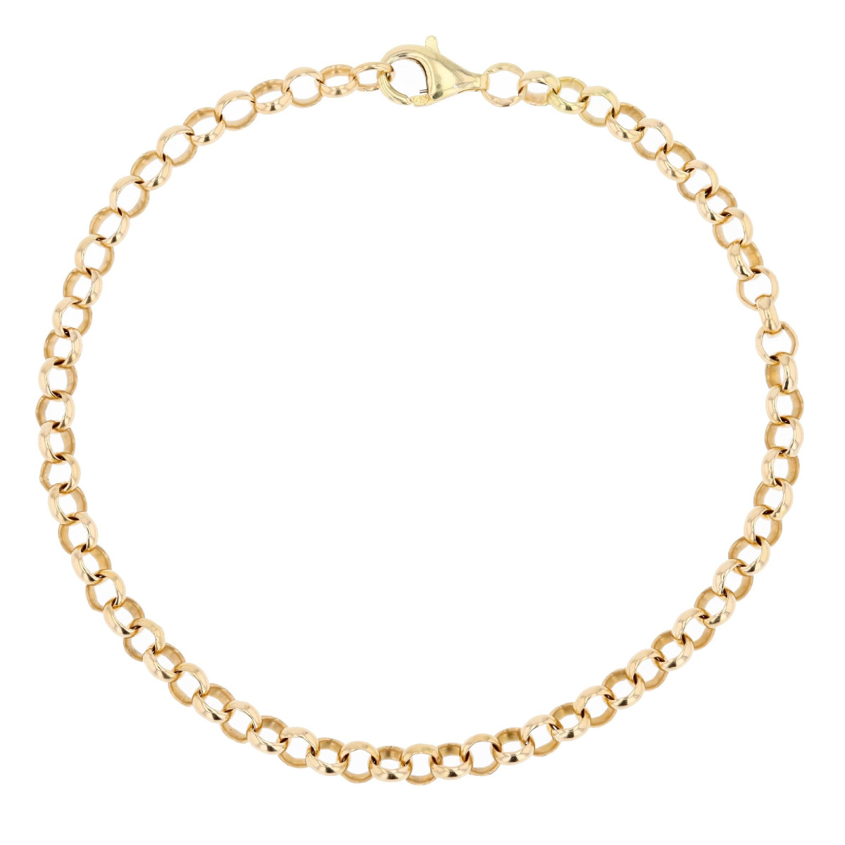 Yellow Gold Curb Chain Bracelet