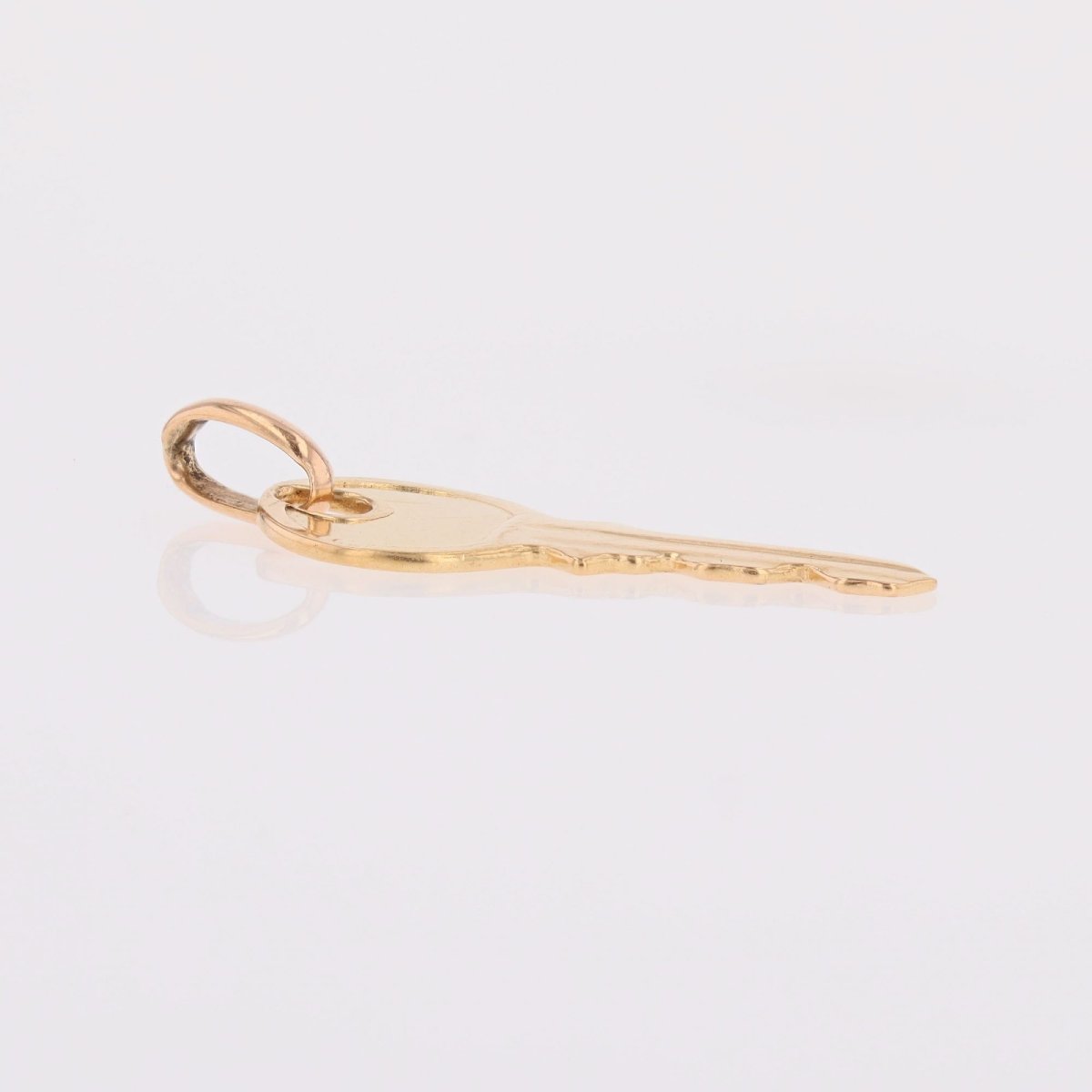Gold Key Charm Pendant-photo-3