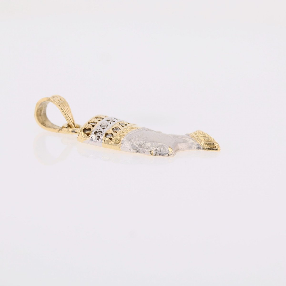 Egyptian Pendant 2 Gold Diamonds-photo-5