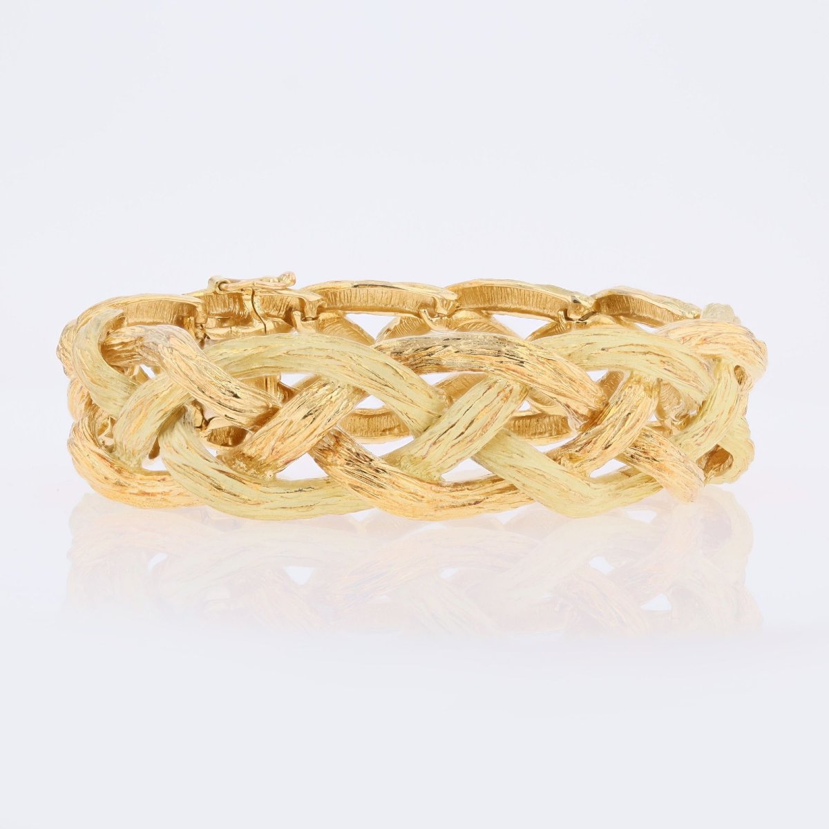 Vintage 2 Gold Braid Bracelet-photo-1