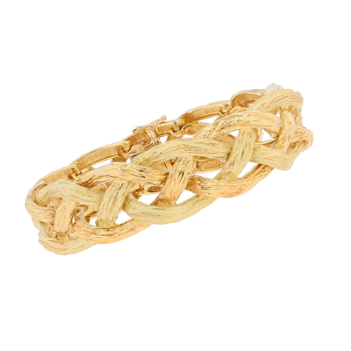 Vintage 2 Gold Braid Bracelet
