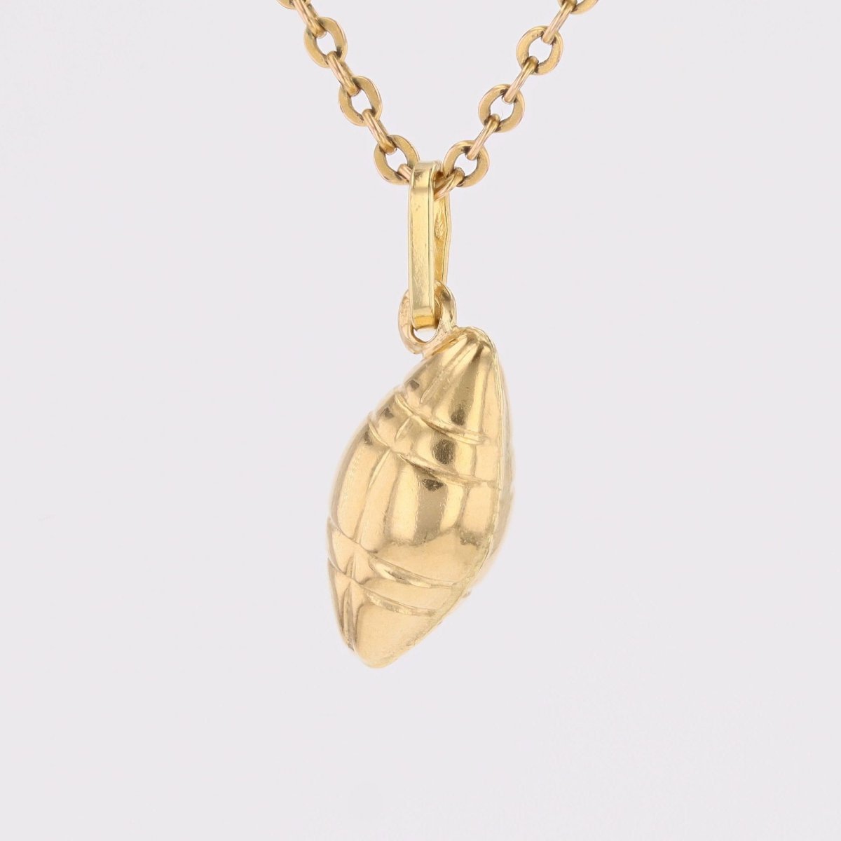 Yellow Gold Pendant American Soccer-photo-4