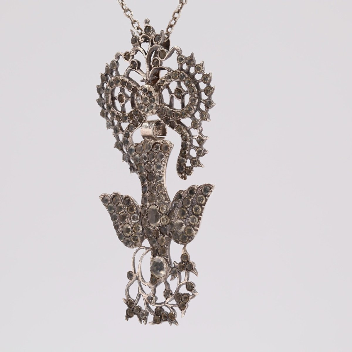 Collier ancien Saint Esprit argent-photo-4