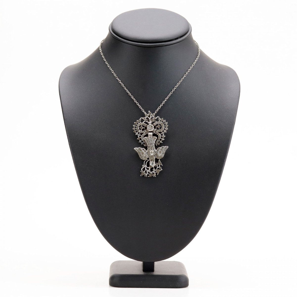 Collier ancien Saint Esprit argent-photo-3