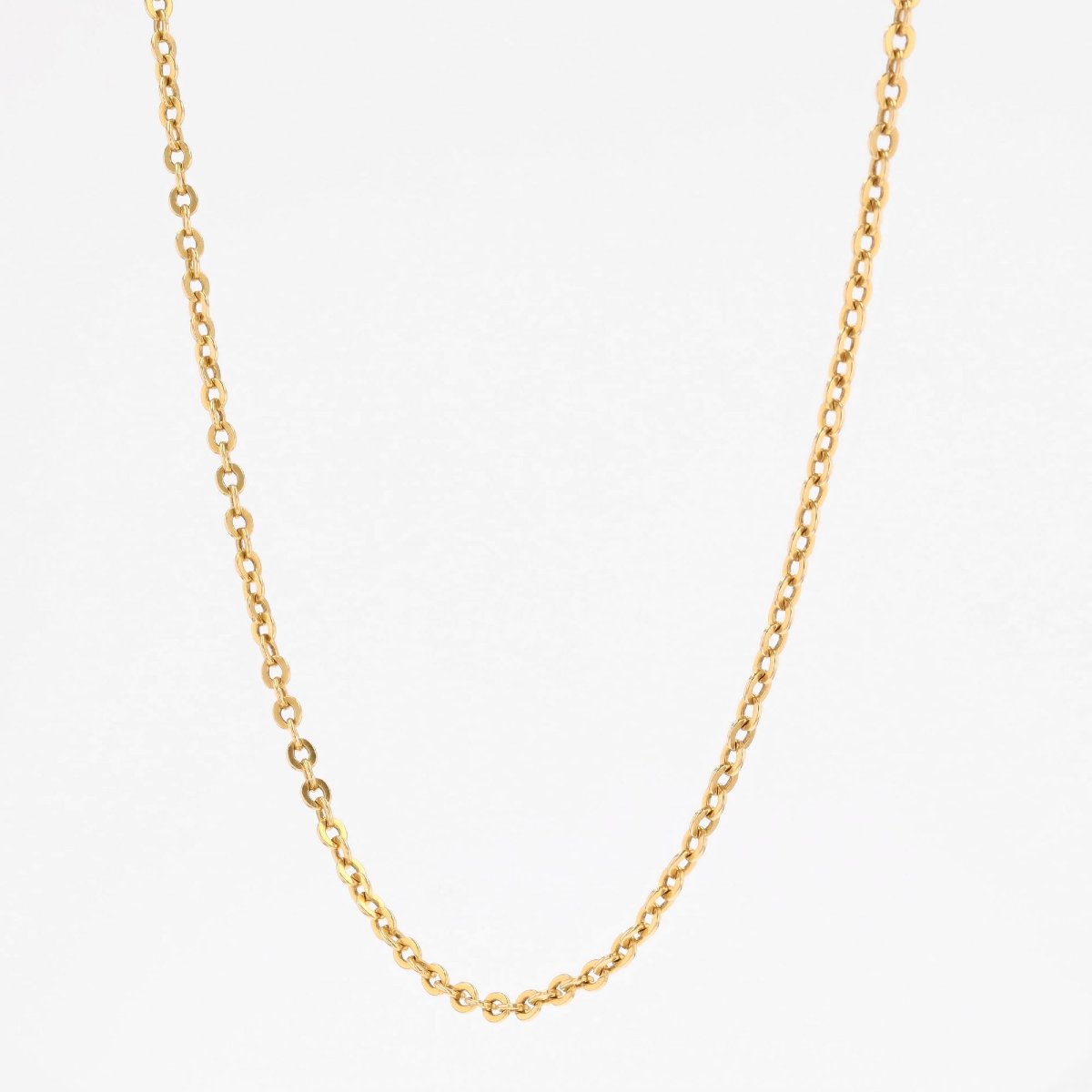 Round Forçat Chain In Yellow Gold-photo-1
