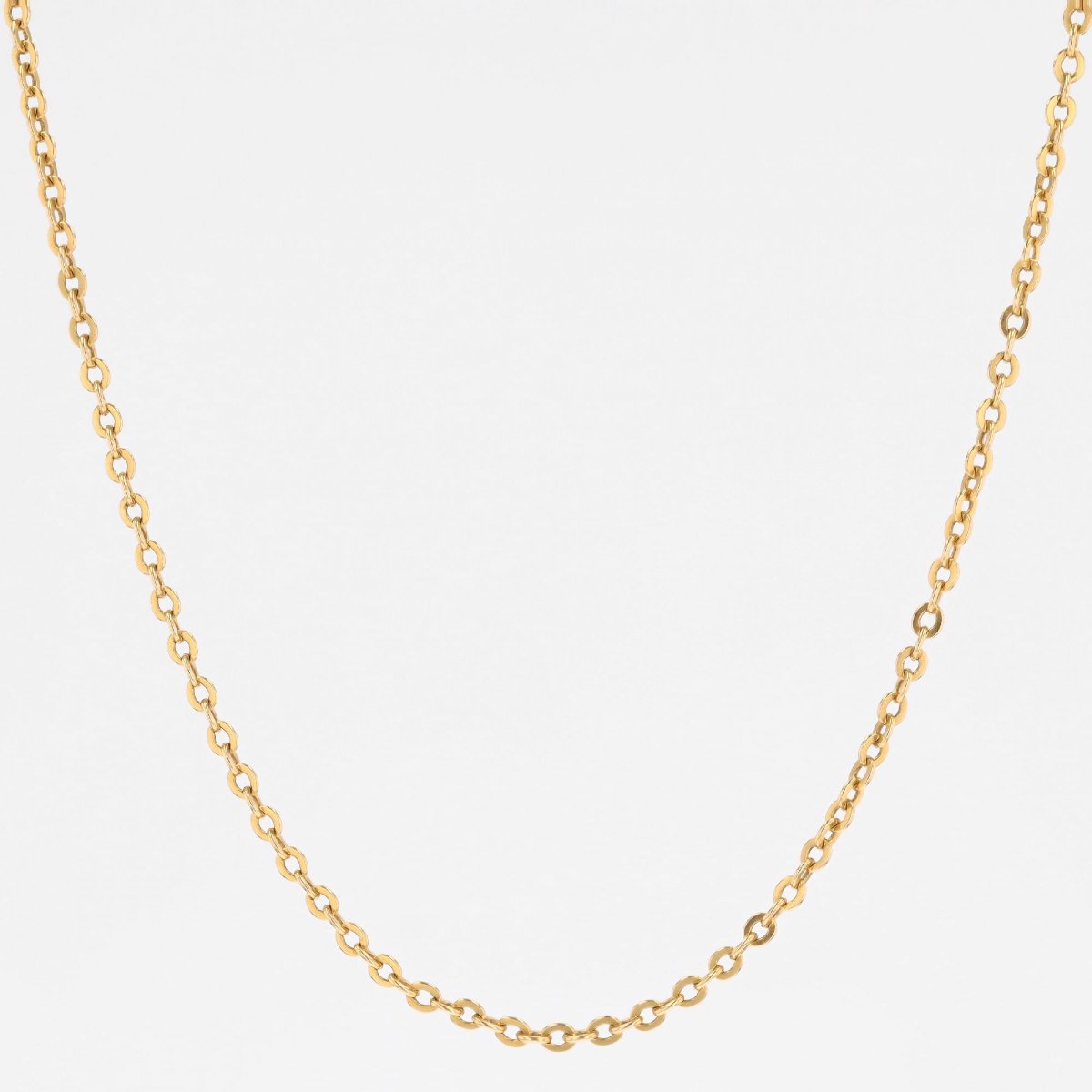 Round Forçat Chain In Yellow Gold-photo-6