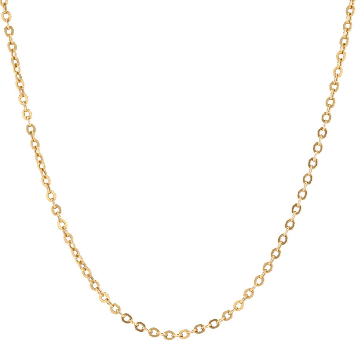 Round Forçat Chain In Yellow Gold