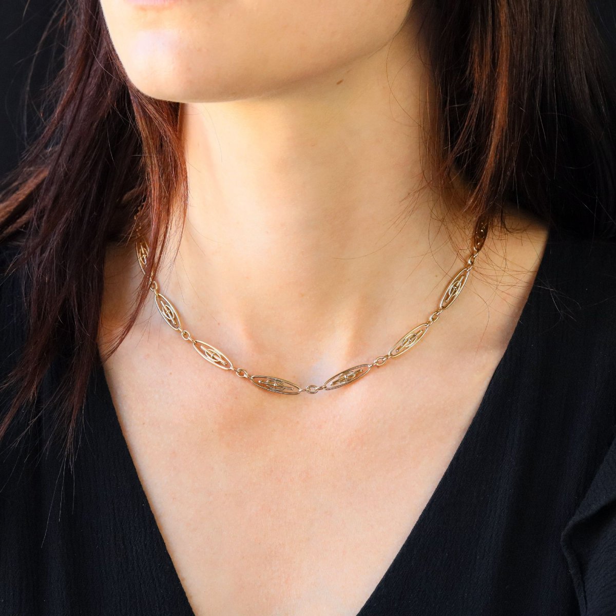 Antique Choker Chain-photo-2