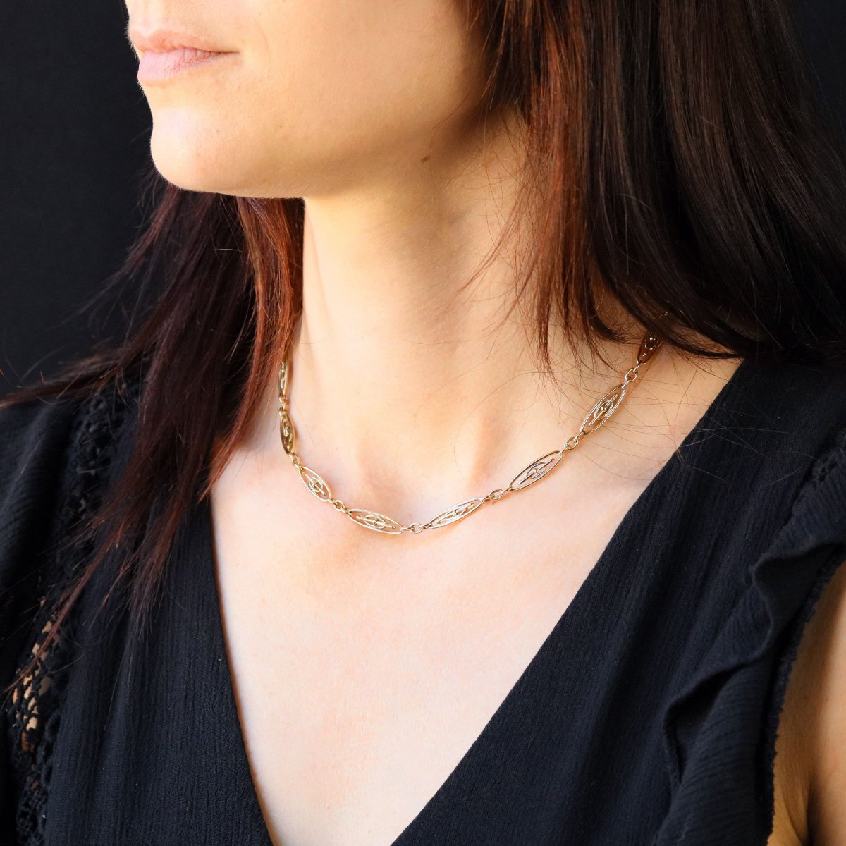 Antique Choker Chain-photo-2