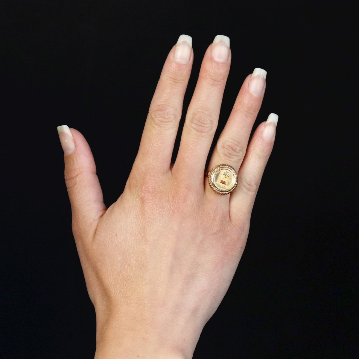 Bague Augis Or + qu'Hier - que Demain-photo-2
