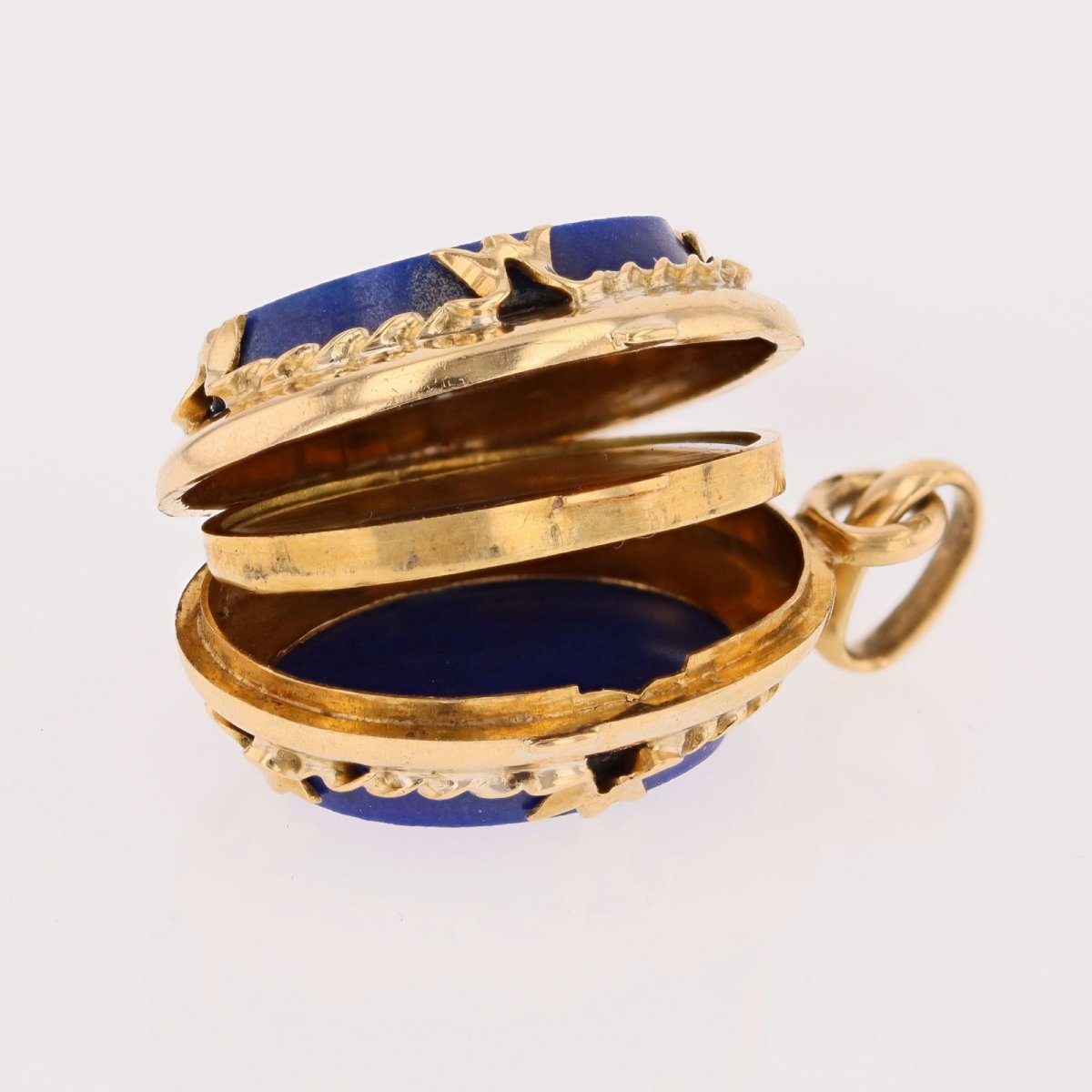Antique Lapis Lazuli Medallion-photo-6