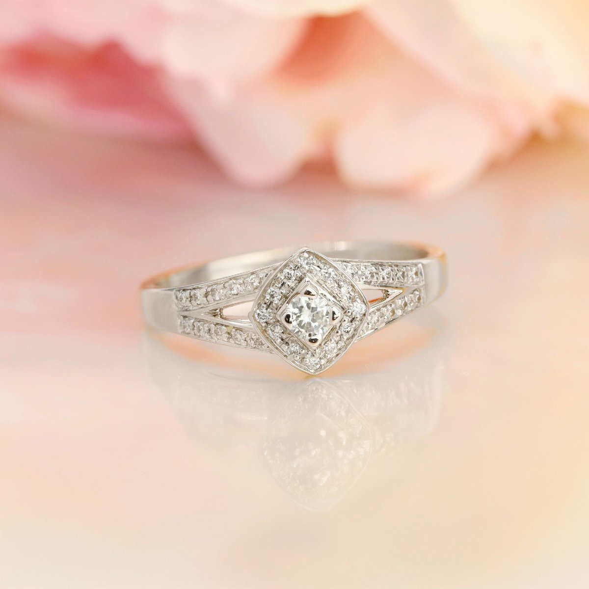 Mauboussin Diamond White Gold Ring Love My Love-photo-3
