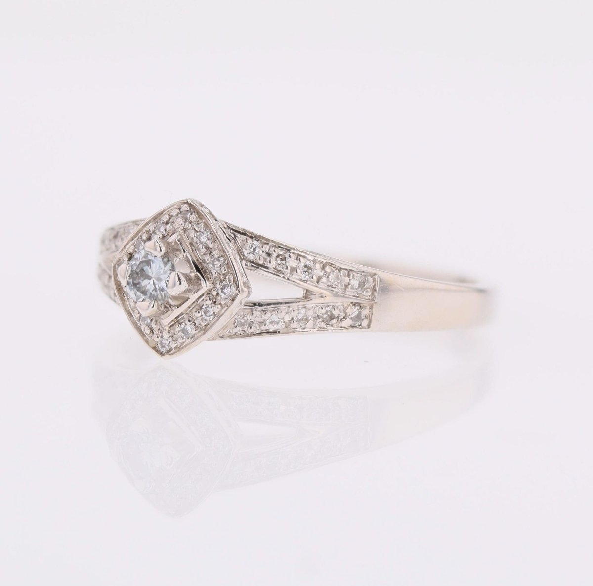 Mauboussin Diamond White Gold Ring Love My Love-photo-4