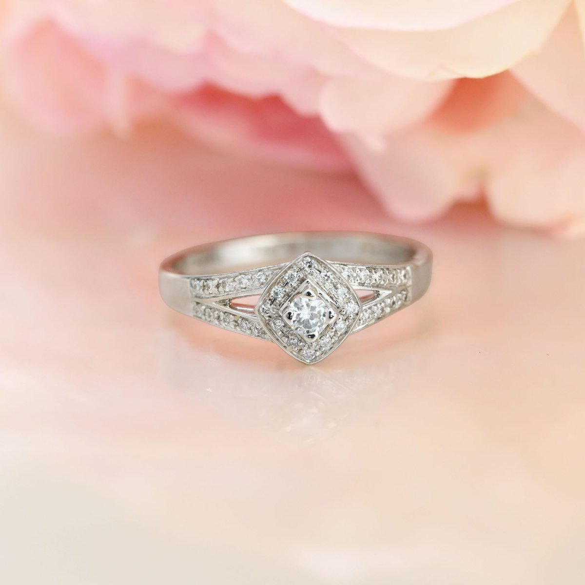 Mauboussin Diamond White Gold Ring Love My Love-photo-5