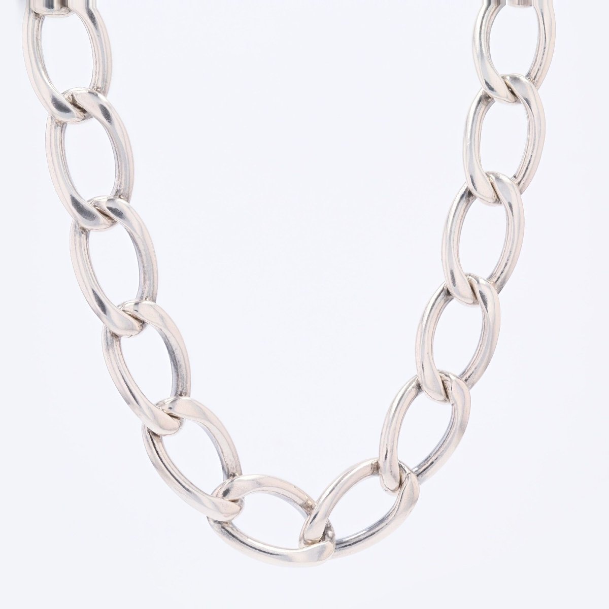 Collier gourmette argent-photo-1