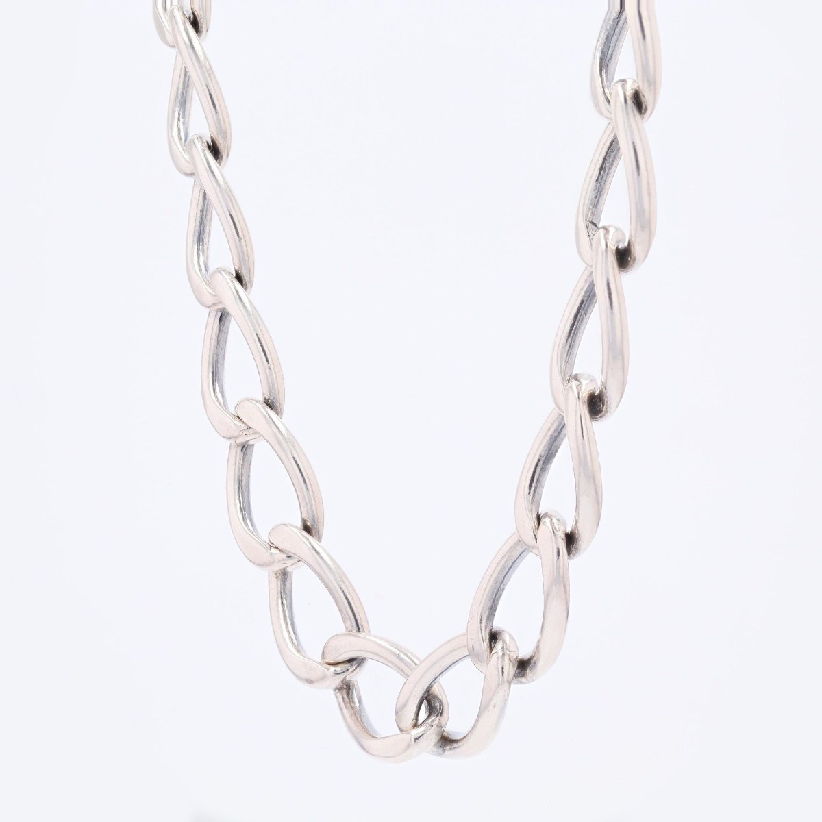 Collier gourmette argent-photo-2