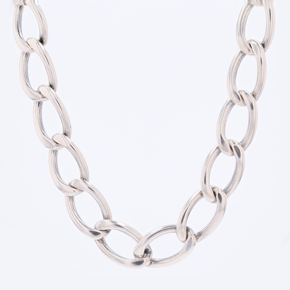 Collier gourmette argent-photo-6