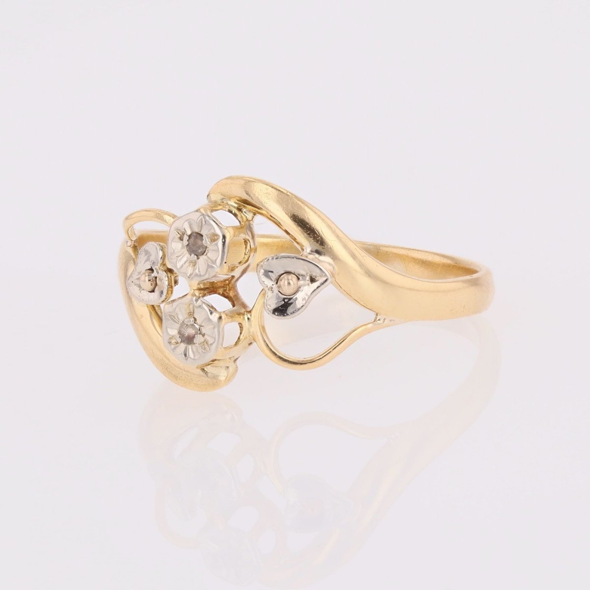 Antique Toi Et Moi Ring With Diamonds-photo-1