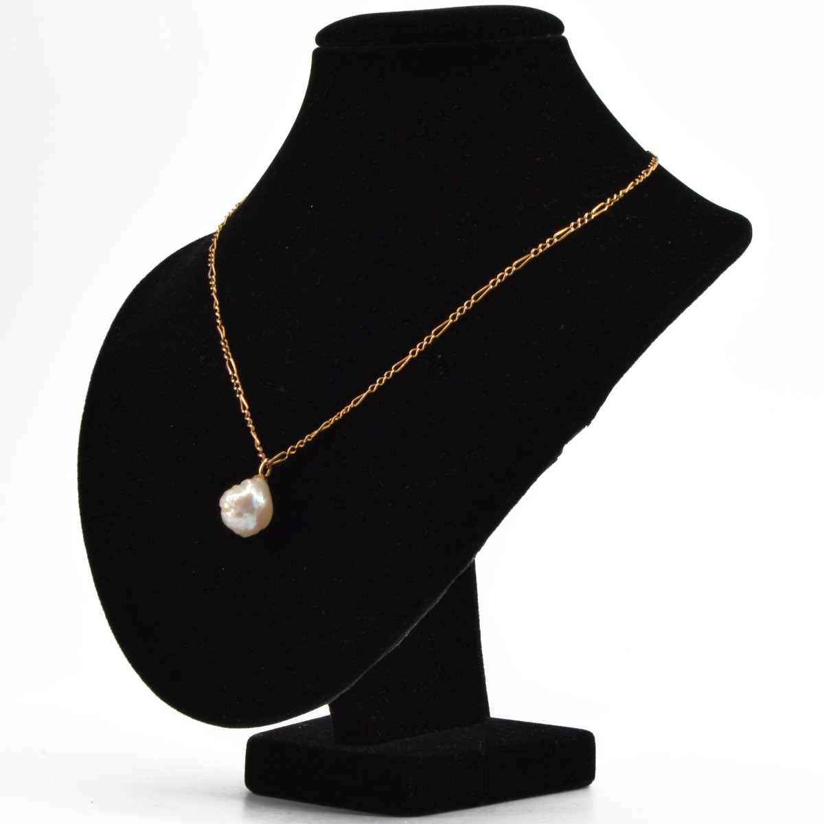 Pendentif Or Et Perle Soufflure-photo-1
