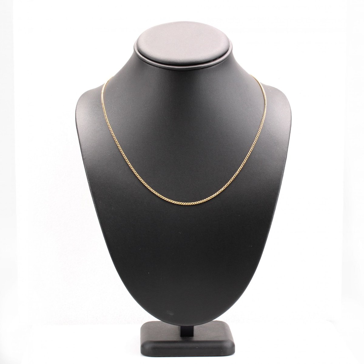 Gold File Link Curb Chain-photo-4