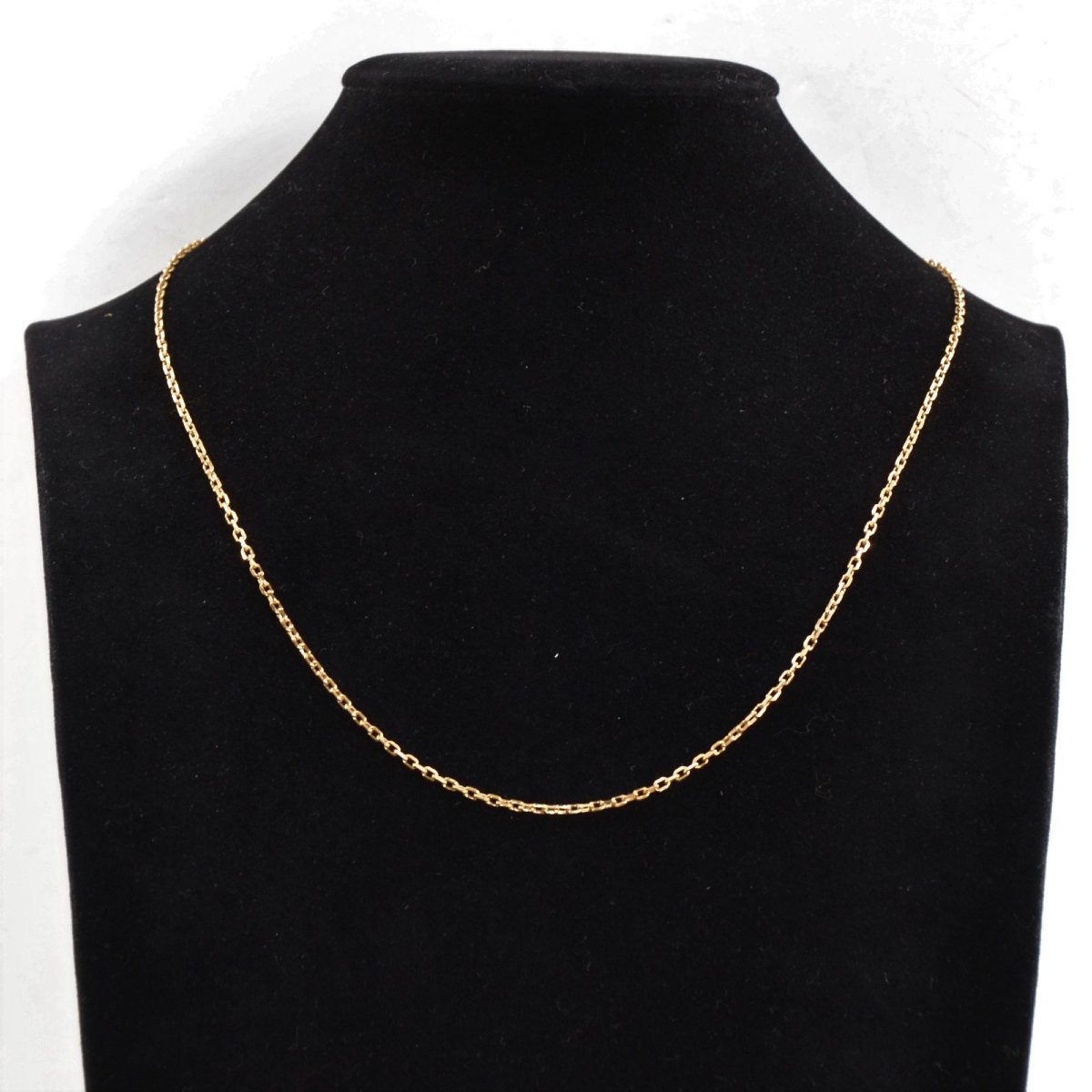 Chaine maille forçat or jaune-photo-3